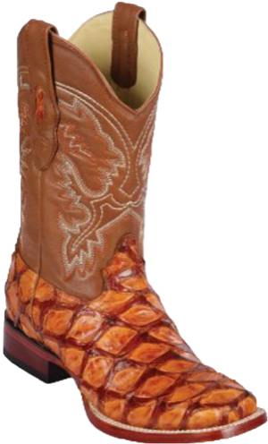 lospotrilloswesternwear.com Pescado Piraruccu Cognac Los Altos Boots