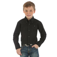 Kid's Long Sleeve Western Button Down