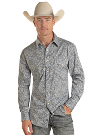 Paisley Long Sleeve Western Shirt