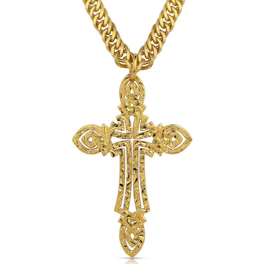 Grand Faith Cross Necklace