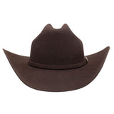 Brown cowboy hat on a white background