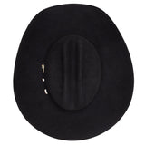 Black hat on a white background