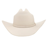 Beige cowboy hat on a white background
