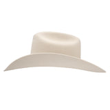 Beige cowboy hat on a white background