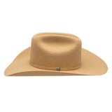 Tan Stetson cowboy hat on a white background