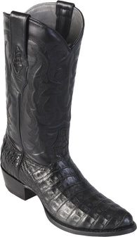 Black Caiman Belly Boot Los Potrillos Western Wear