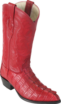 Red Caiman Tail Los Potrillos Western Wear