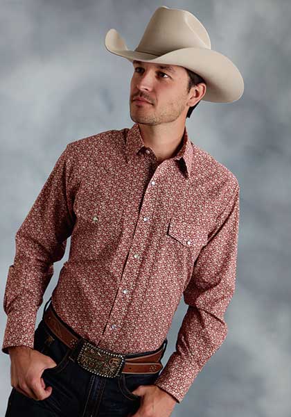 Red Roper Western Snap Los Potrillos Western Wear