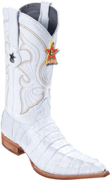 White Blanca Pointy Puntal Caiman Tail Cola