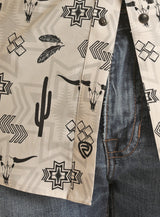 Aztec Rodeo Long Sleeve Western Shirt