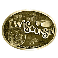 Wisconsin Attitude Buckle