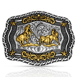 The Roundup Team Roper Buckle