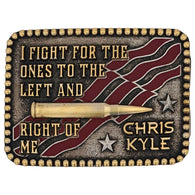 To the Left and Right of Me Attitude Belt Buckle