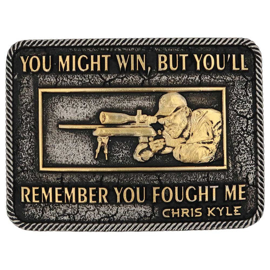 You'll Remember, Chris Kyle Attitude Belt Buckle