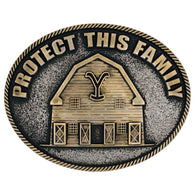 The Yellowstone Y Protect Family Belt Buckle