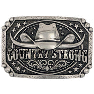 Iconic Christian Cowboy Silver Belt Buckle – Los Potrillos Western Wear