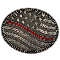 Support The Thin Red Line Attitude Buckle