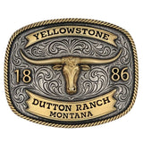 Dutton Ranch Longhorn Attitude Buckle