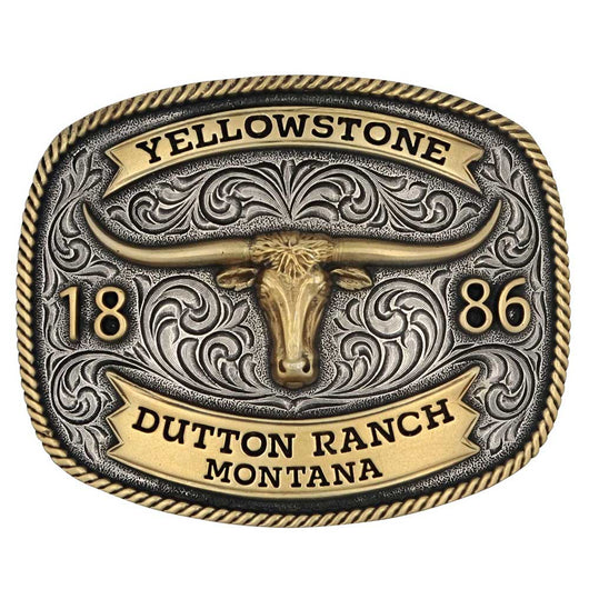 Dutton Ranch Longhorn Attitude Buckle