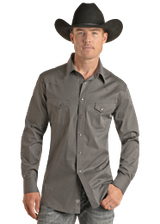 Two Pocket Long Sleeve Western Shirt