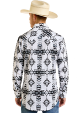 Aztec Long Sleeve Western Shirt