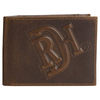 Bifold Leather Wallet Raised RDH Pattern