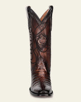 Brownish Copper French Toe Cowboy Boot Front Los Potrillos Wester Wear