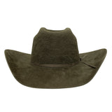 Sage cowboy hat on a white background