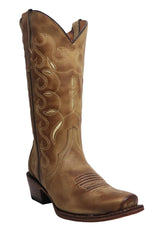 Beige Cowboy boot women 