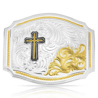 The Horseman Buckle with Cross