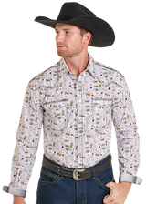 Poker Cards western Snap shirts