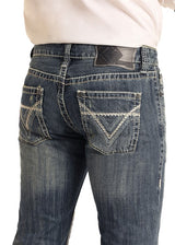 Indigo Blue Jeans Pocket Detail