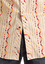 Shirt Paisley Beige Detail