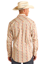 Shirt Paisley Beige Back