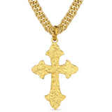 Harvest Moon Cross Necklace