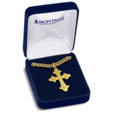 Harvest Moon Cross Necklace