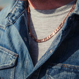 Rustic Solstice Figaro Chain Necklace