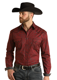 Fancy Long Sleeve Western Snap Shirt
