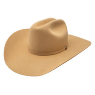 Tan Stetson cowboy hat on a white background