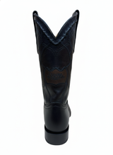 Laser Design Woven Wide Square Toe