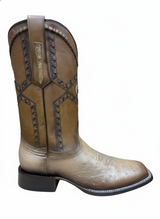 Smooth Ostrich Square Toe Oryx