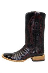 Caiman Belly square toe boots