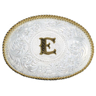 Two Tone Initial E Buckle