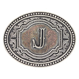 Attitude Two Tone Initial "J" Buckle
