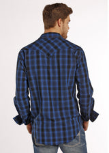 Blue 2 pocket long sleeve shirt