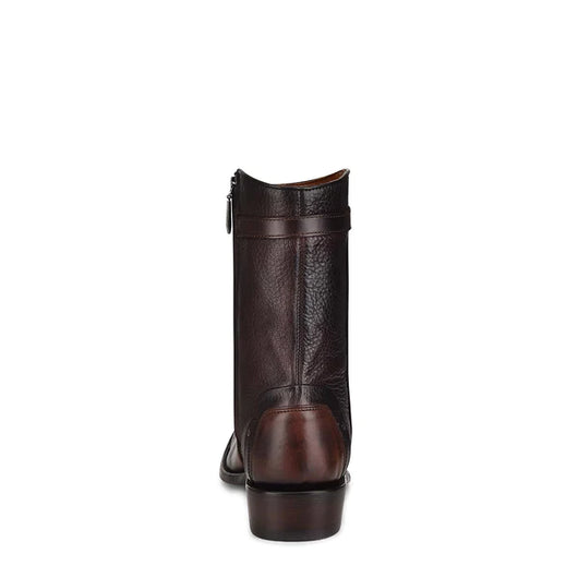 Bovine Leather French Toe Short Boot with Zipper – Los Potrillos