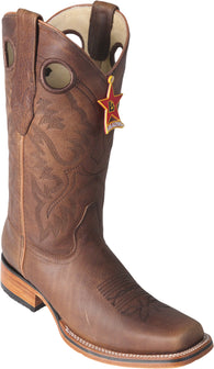 Honey Leather Rodeo Boot Bota Rodeo Los Potrillos Western Wear