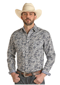 Paisley Long Sleeve Western Shirt